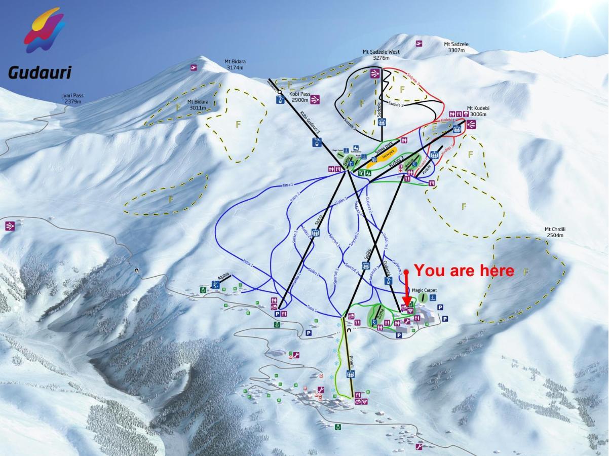 Atrium Exclusive - Ski4Life Gudauri Kültér fotó